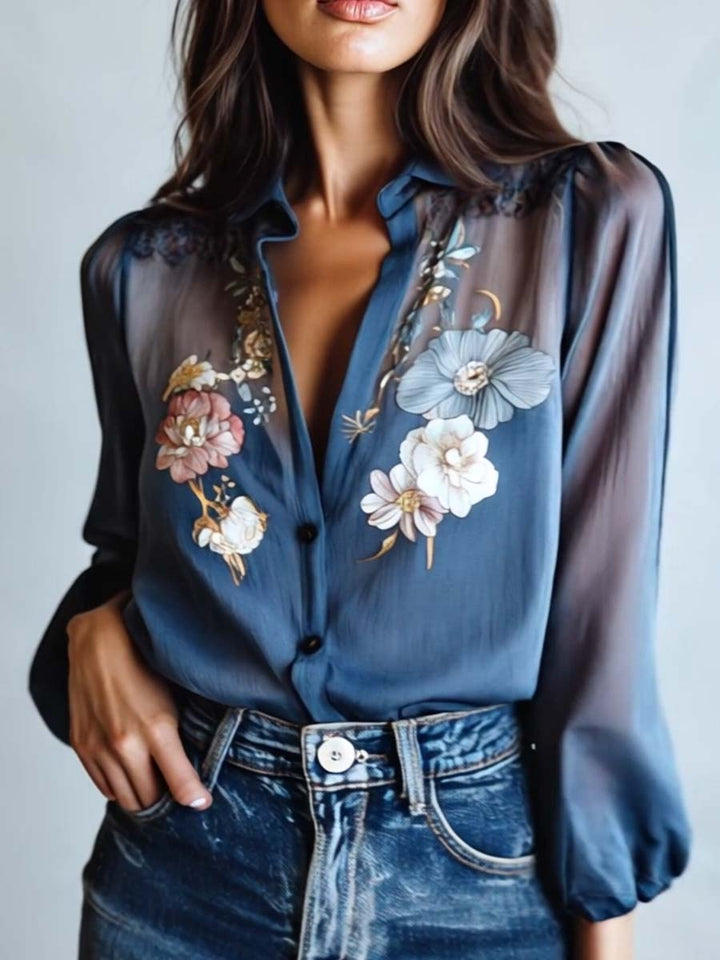 Emily & Isabella Brooks | Floral Women's Blouse