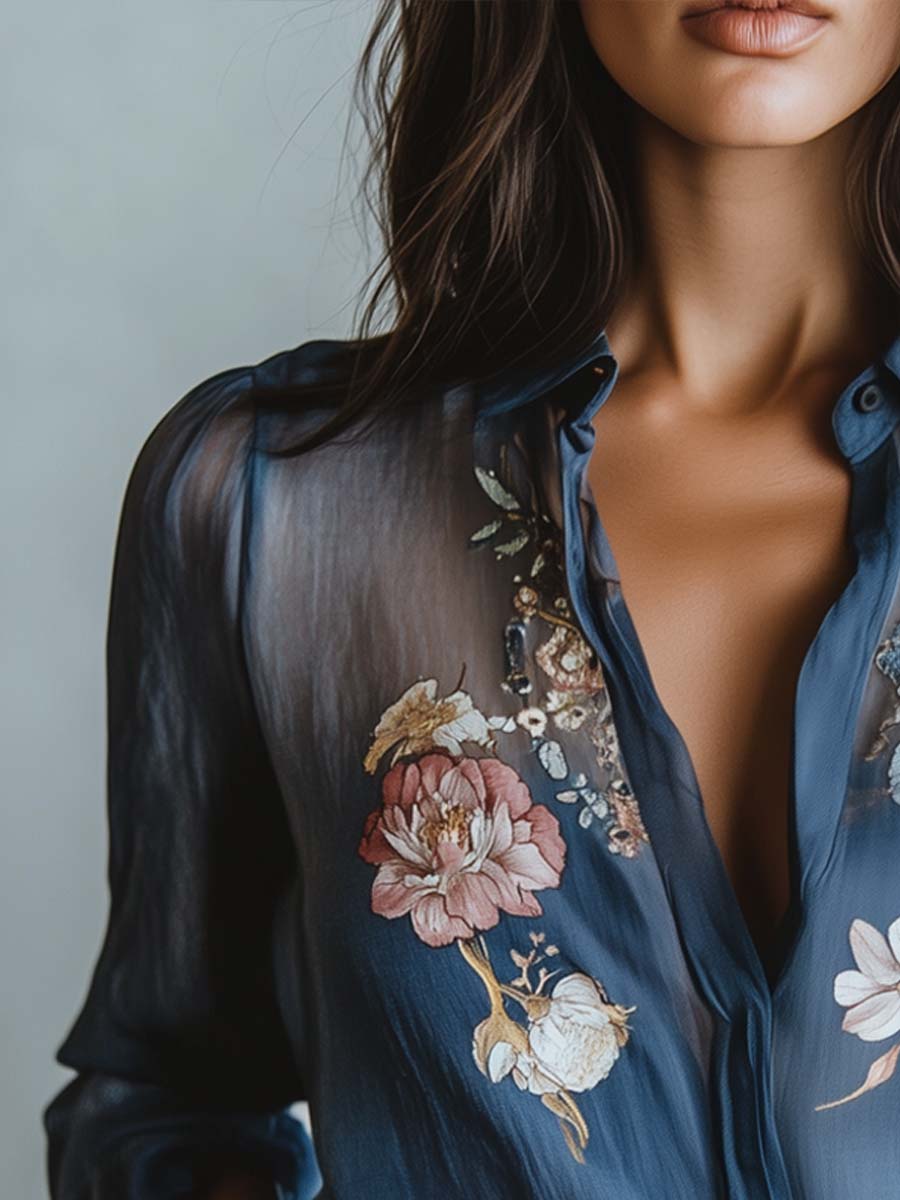 Emily & Isabella Brooks | Floral Women's Blouse