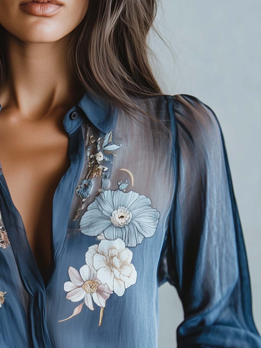 Emily & Isabella Brooks | Floral Women's Blouse