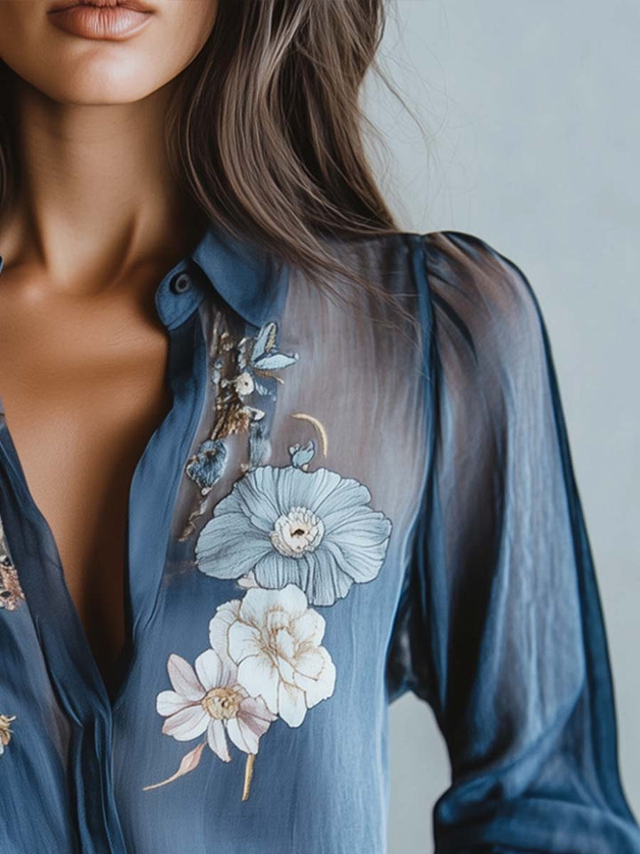 Emily & Isabella Brooks | Floral Women's Blouse