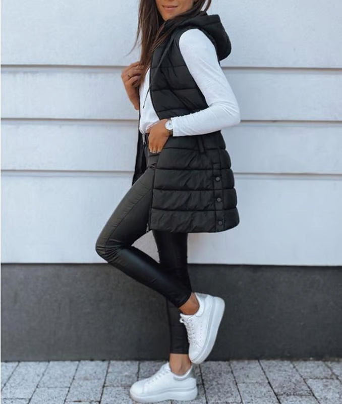 Emily & Isabella Brooks | Women's Long Sleeveless Jacket