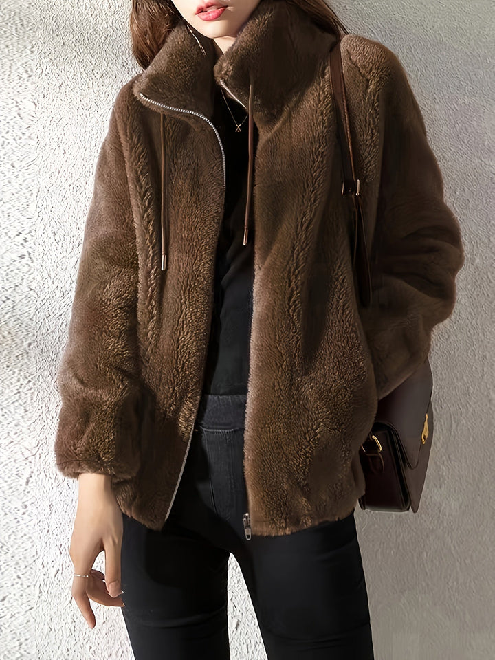 Emily & Isabella Brooks | Comfortable Zippered Cardigan