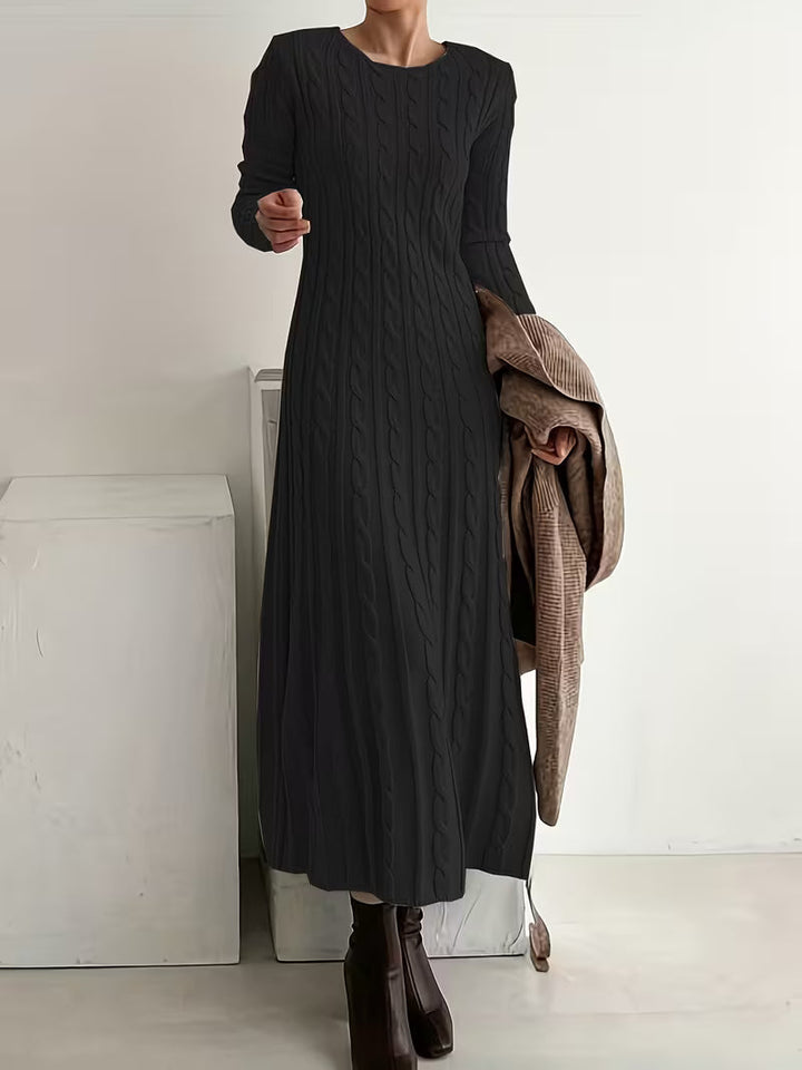 Emily & Isabella Brooks | Elegant Knit Maxi Dress