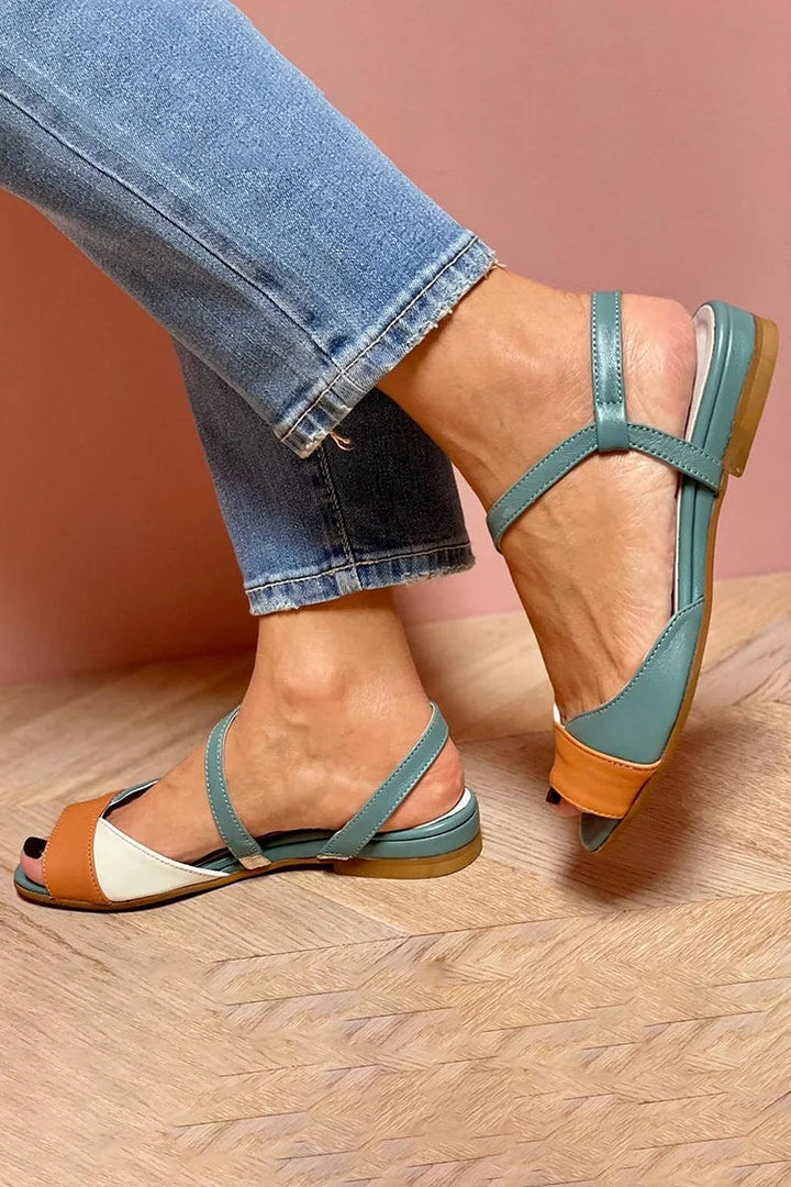 Emily & Isabella Brooks | Color Block Sandals