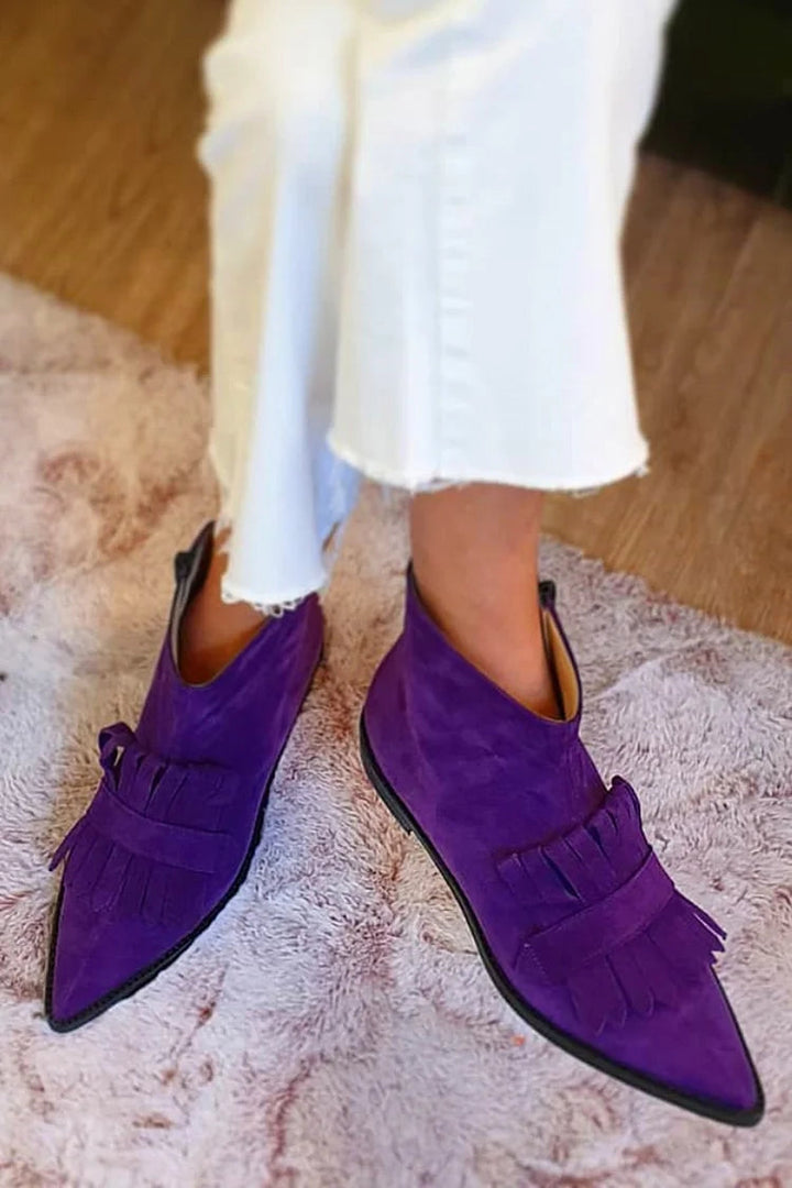 Emily & Isabella Brooks | Fringed Ankle Boots