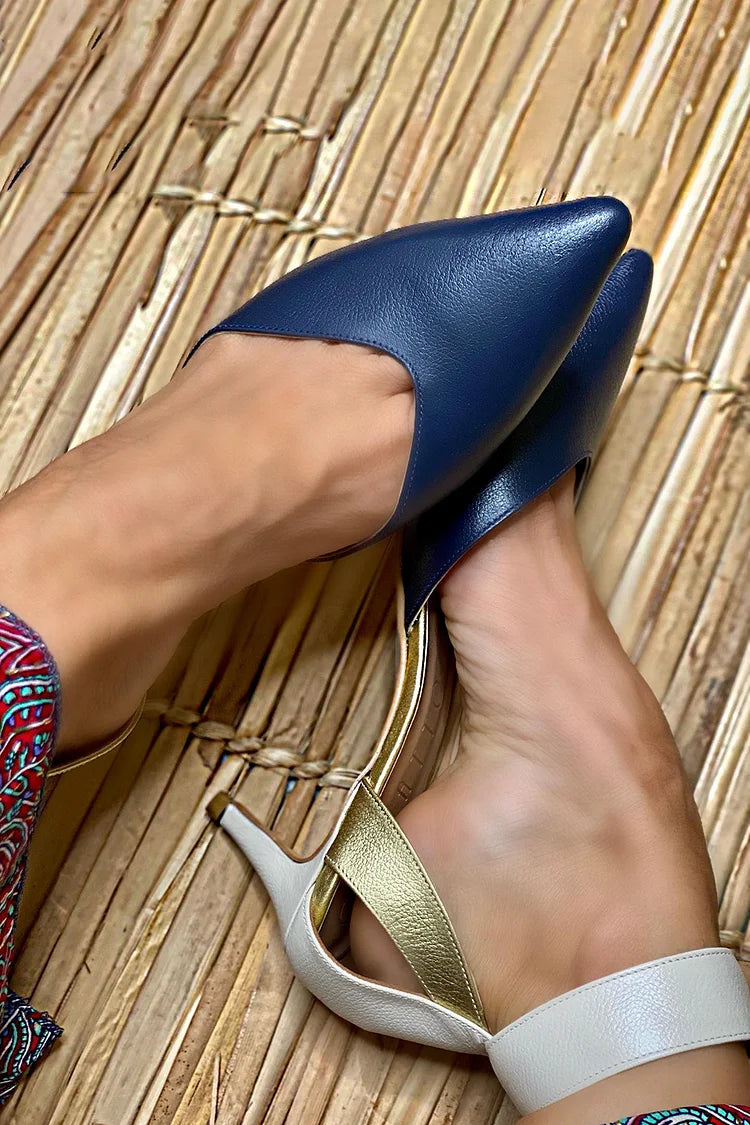 Emily & Isabella Brooks | Two-Tone Slingback with Heel