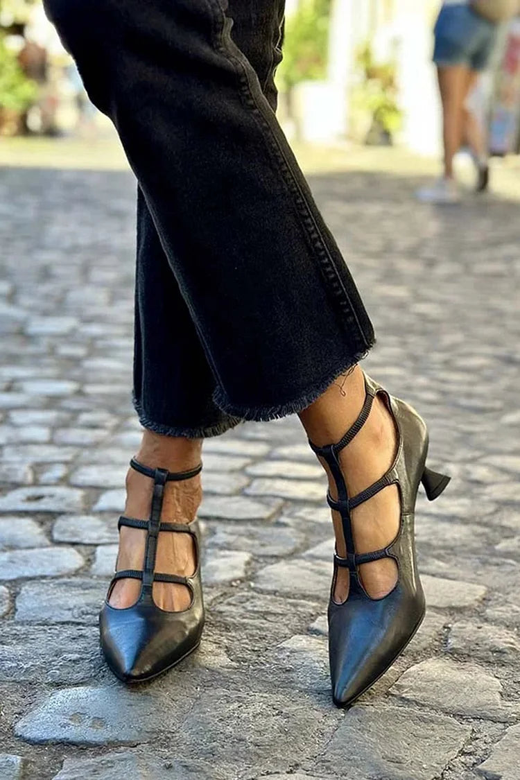 Emily & Isabella Brooks | Elegant Pumps with Straps