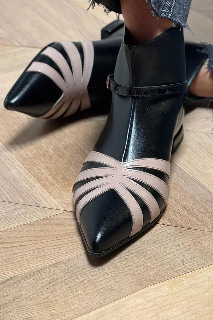 Emily & Isabella Brooks | Pointed Geometric Ankle Boot
