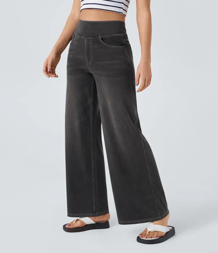 Emily & Isabella Brooks | Relaxed Fit Wide-Leg Jeans