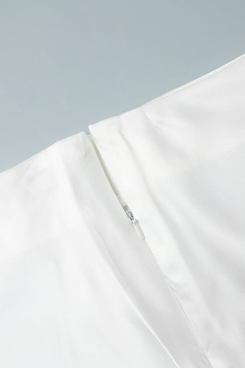 Emily & Isabella Brooks | High Waist Satin Mermaid Maxi Skirt