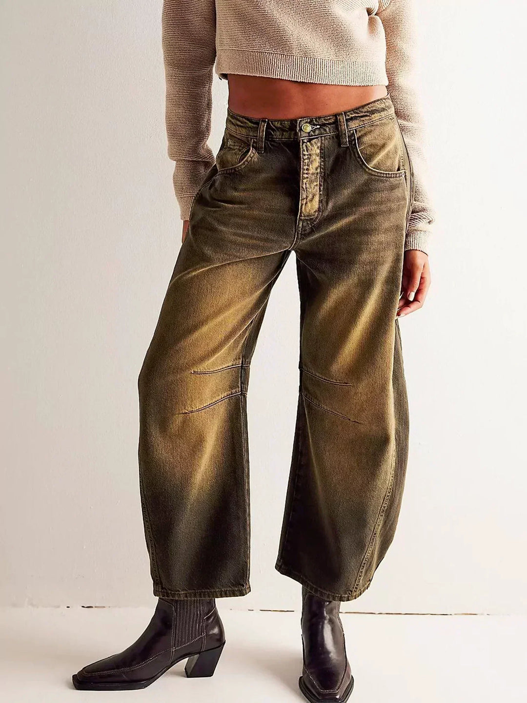 Emily & Isabella Brooks | Chic Barrel Jeans