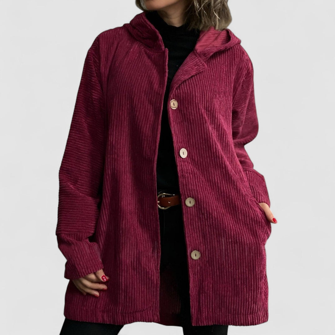 Emily & Isabella Brooks | Corduroy Jacket with Hood