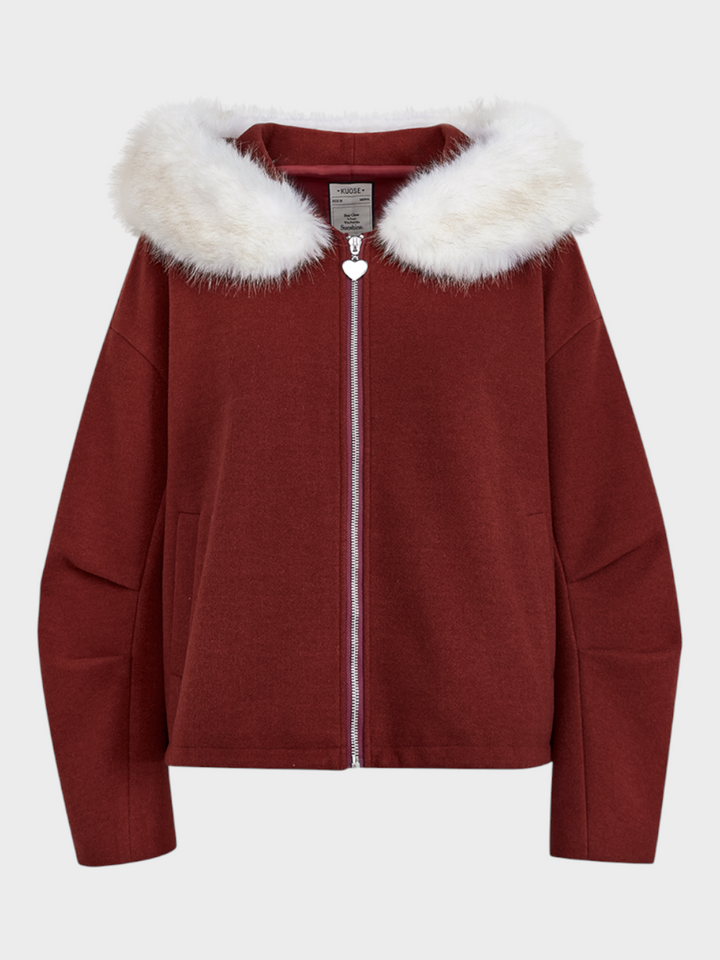 Emily & Isabella Brooks | Detachable jacket with synthetic fur