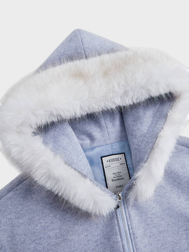 Emily & Isabella Brooks | Detachable jacket with synthetic fur