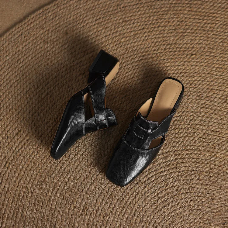 Emily & Isabella Brooks | Genuine Leather Mules