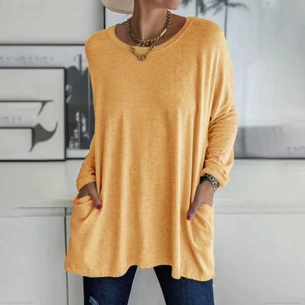 Emily & Isabella Brooks | Relaxed Long Sleeve Top