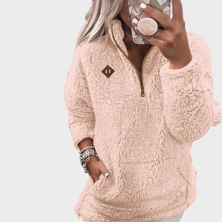 Emily & Isabella Brooks | Fleece-Lined Zip-Up Hoodie