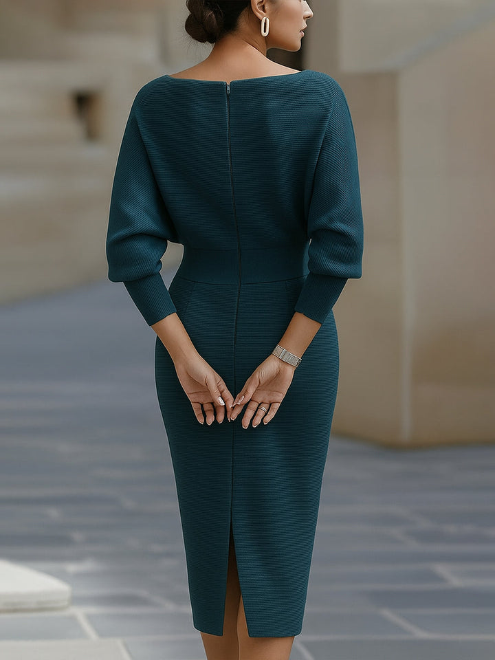 Emily & Isabella Brooks | Midi Dress in Luxurious Fabric