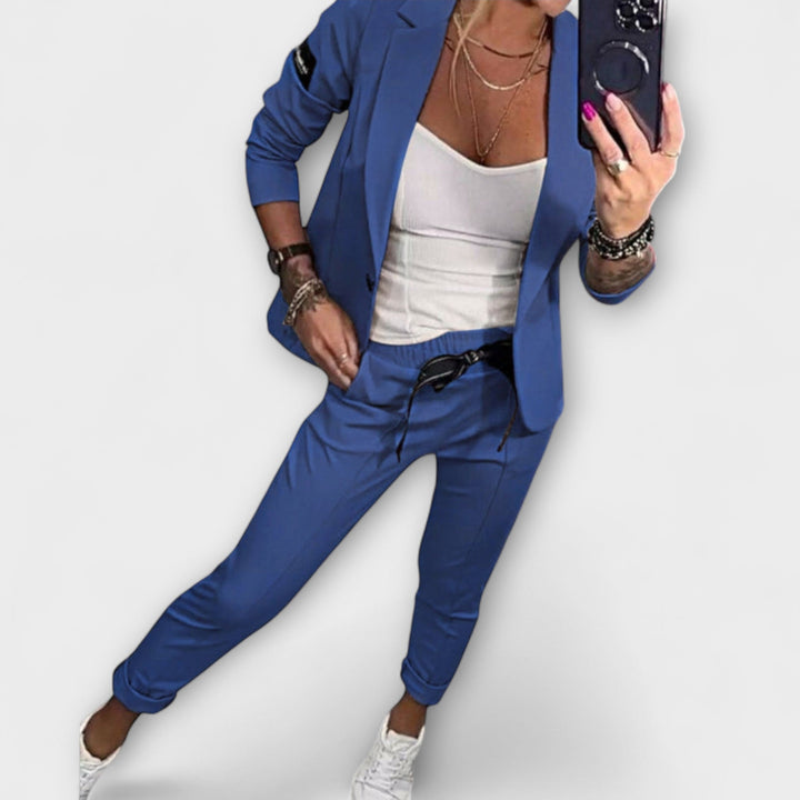 Emily & Isabella Brooks | Coordinated Set of Top, Jacket, and Pants