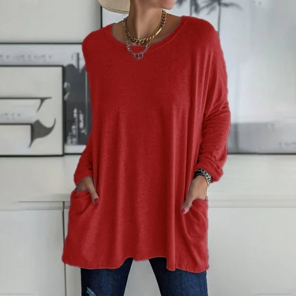 Emily & Isabella Brooks | Relaxed Long Sleeve Top