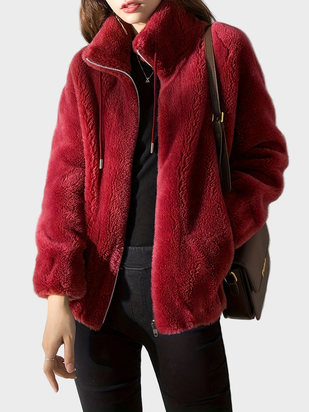 Emily & Isabella Brooks | Comfortable Zippered Cardigan