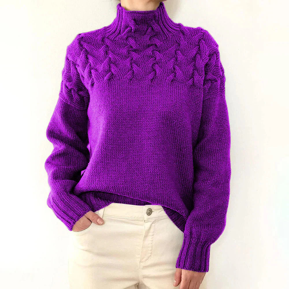 Emily & Isabella Brooks | Warm Knitted Turtleneck