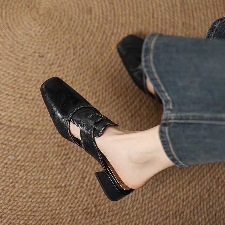 Emily & Isabella Brooks | Genuine Leather Mules