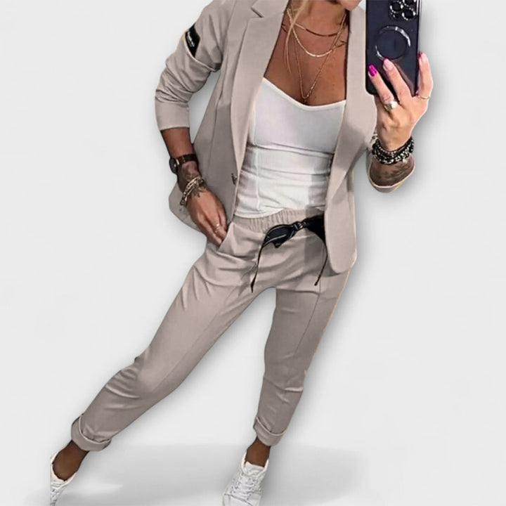 Emily & Isabella Brooks | Coordinated Set of Top, Jacket, and Pants