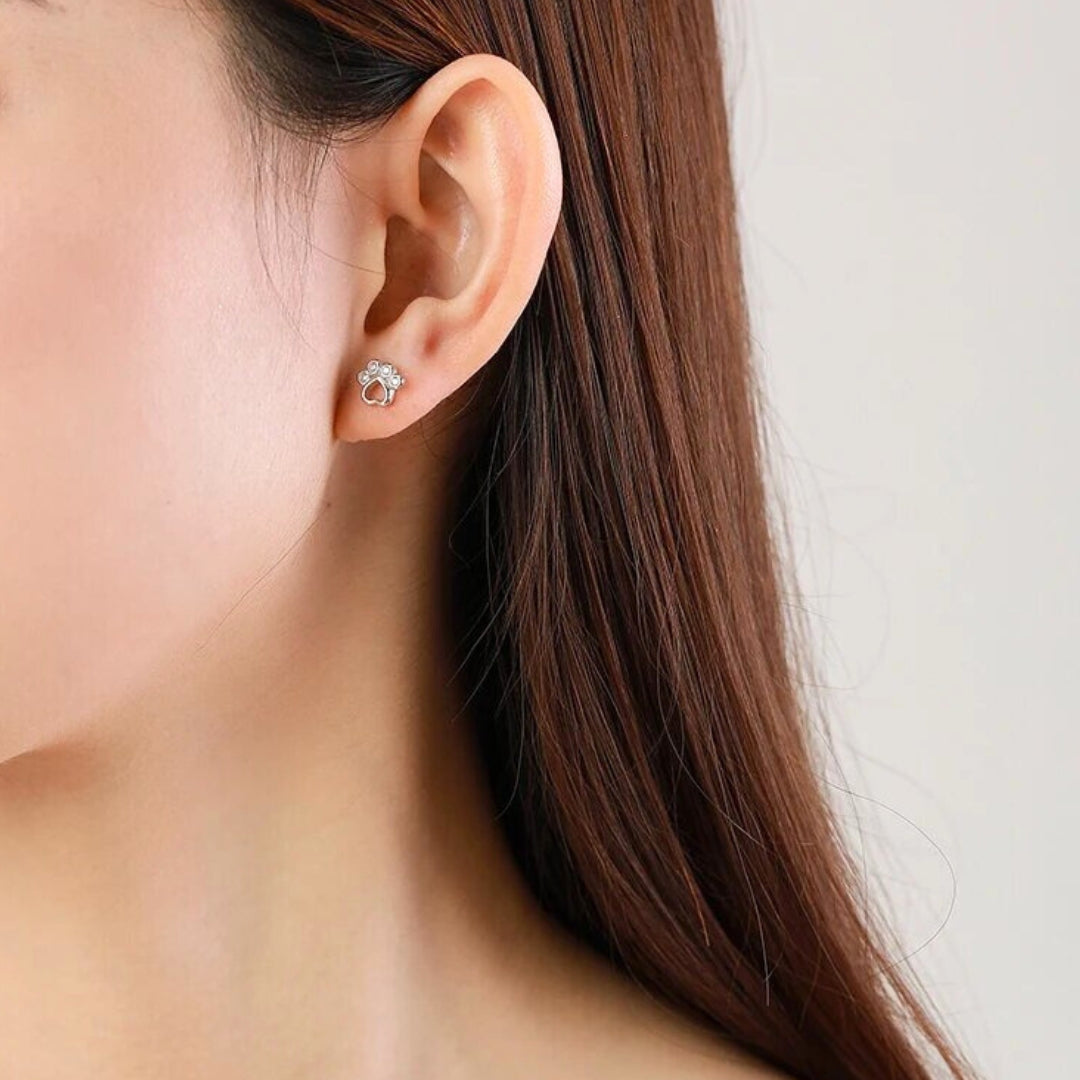 Emily & Isabella Brooks | Sterling Silver Stud Earrings with Zirconia