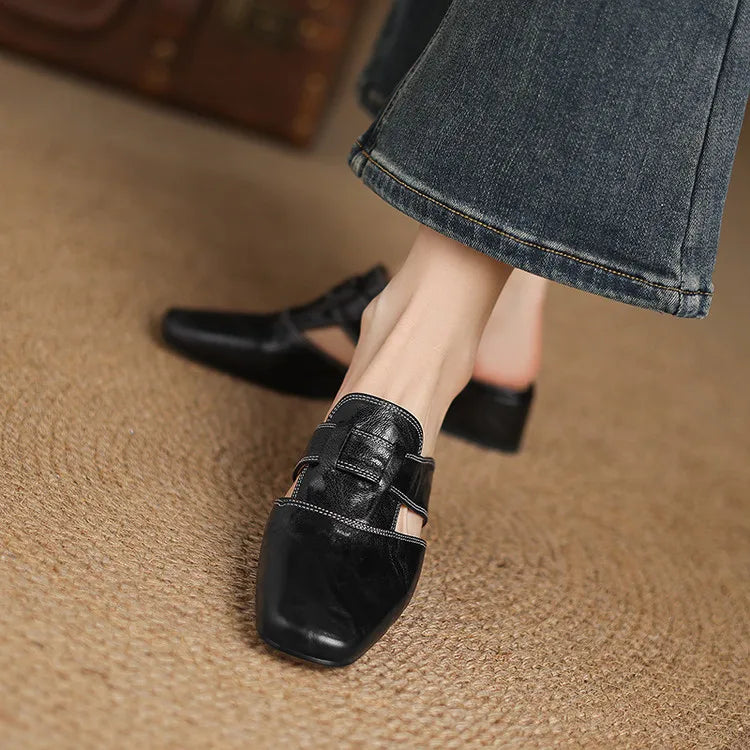 Emily & Isabella Brooks | Genuine Leather Mules