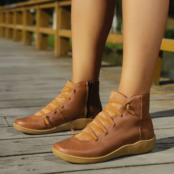 Emily & Isabella Brooks | Women's Casual Lace-Up Ankle Boots