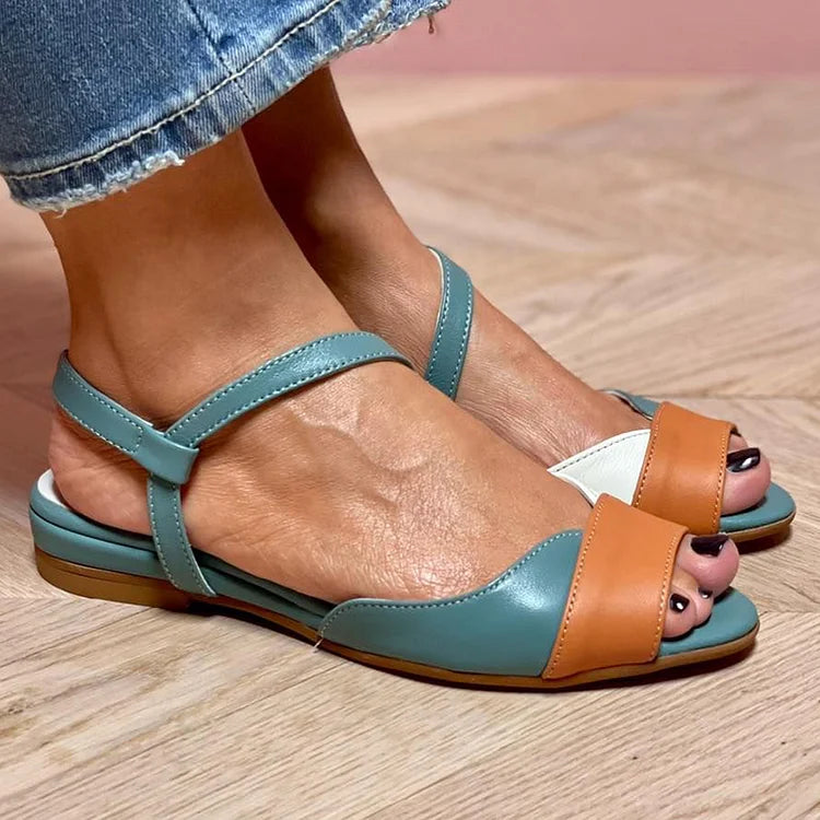 Emily & Isabella Brooks | Color Block Sandals
