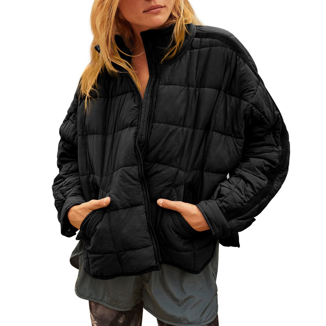 Emily & Isabella Brooks | Lightweight Compact Zip Puffer Jacket