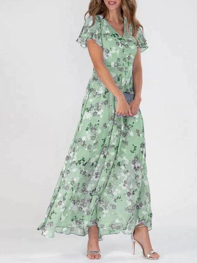Emily & Isabella Brooks | Maxi Dress in Luxurious Fabric with Flattering Fit