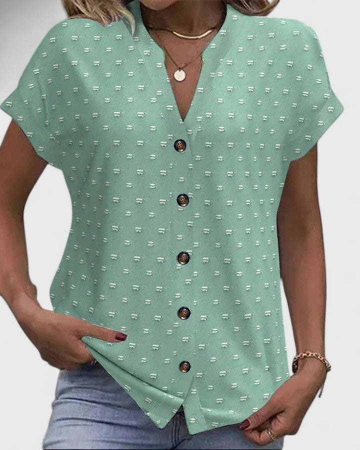Emily & Isabella Brooks | Comfortable V-Neck Shirt