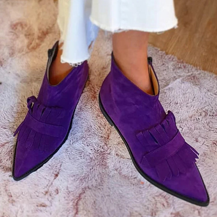 Emily & Isabella Brooks | Fringed Ankle Boots