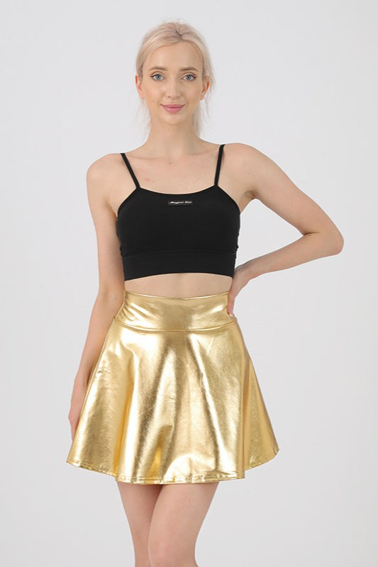 Emily & Isabella Brooks | High Waist Solid Color Performance Skirt