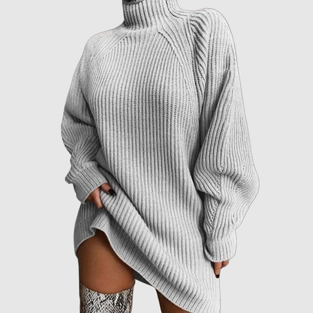 Emily & Isabella Brooks | Turtleneck Sweater Dress, Winter, Women's