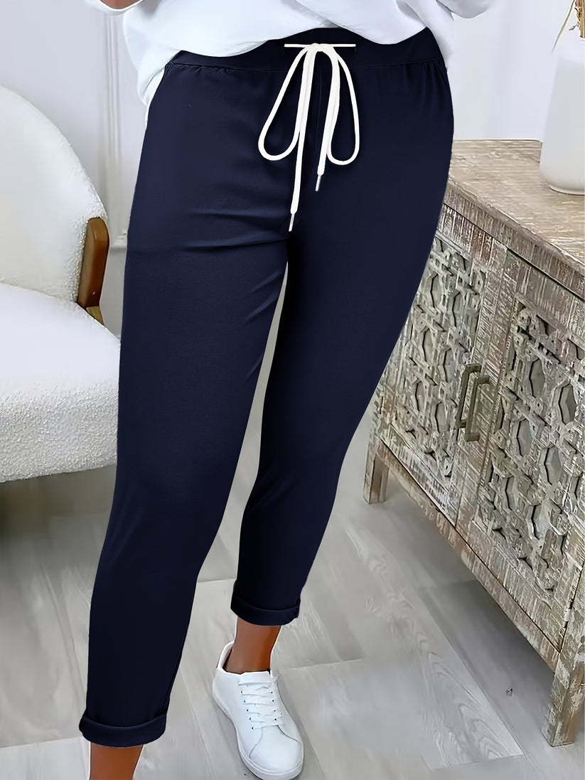 Emily & Isabella Brooks | Comfortable Drawstring Trousers