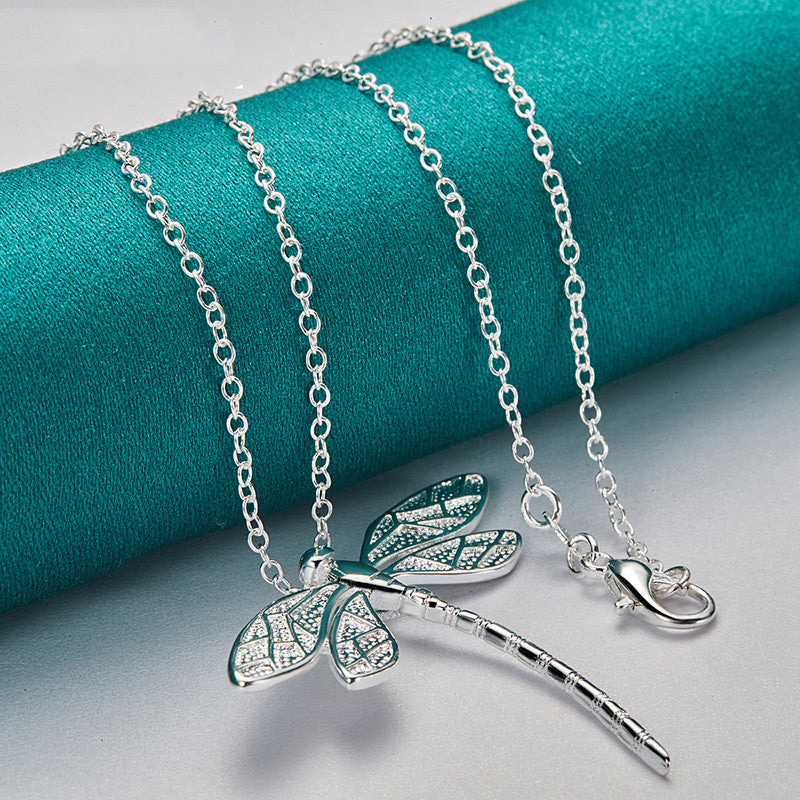 Emily & Isabella Brooks | Sterling Silver Dragonfly Necklace