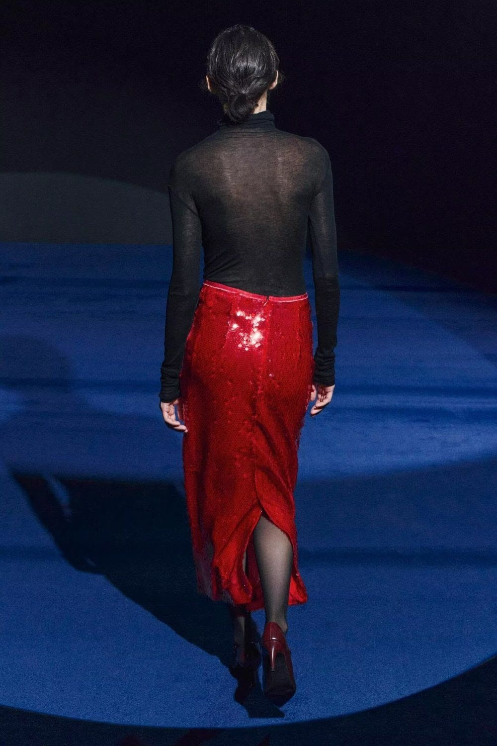 Emily & Isabella Brooks | High Waist Sequin Bodycon Skirt