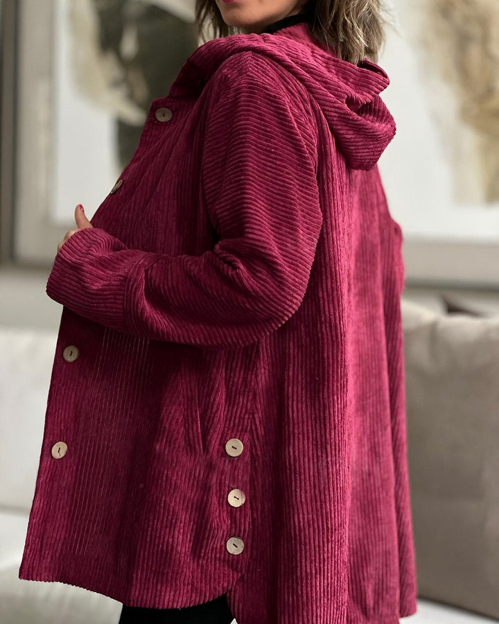 Emily & Isabella Brooks | Corduroy Jacket with Hood