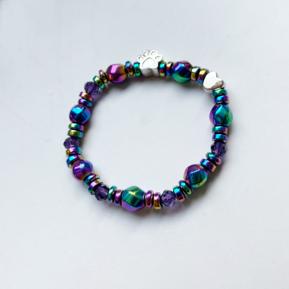 Emily & Isabella Brooks | Magnetic Bracelet with Paw Charm