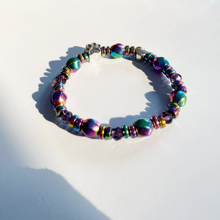 Emily & Isabella Brooks | Magnetic Bracelet with Paw Charm