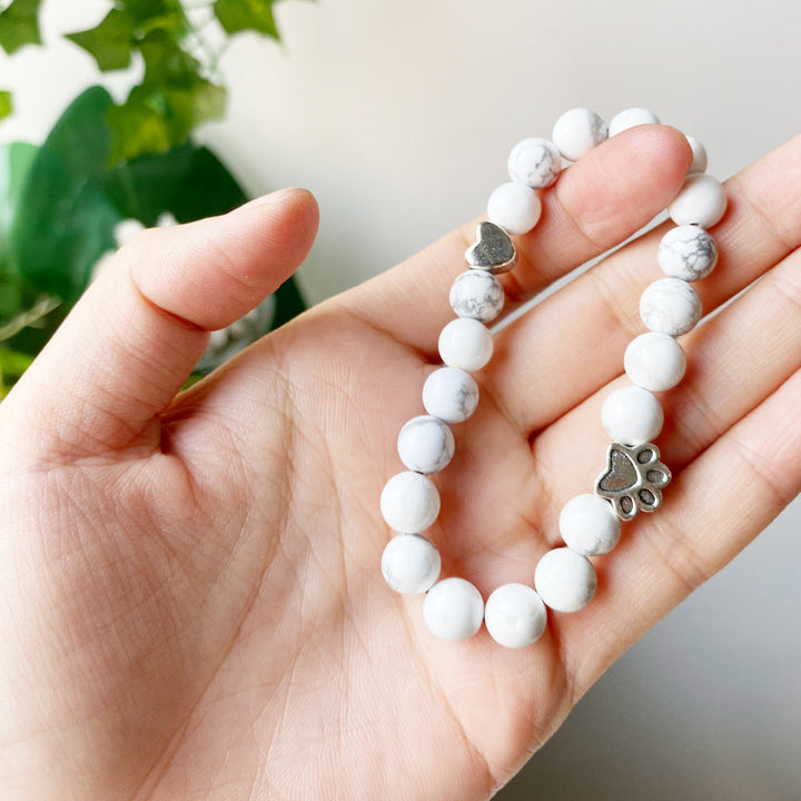 Emily & Isabella Brooks | Natural Gemstone Bracelet with Charm