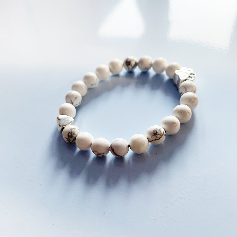 Emily & Isabella Brooks | Natural Gemstone Bracelet with Charm