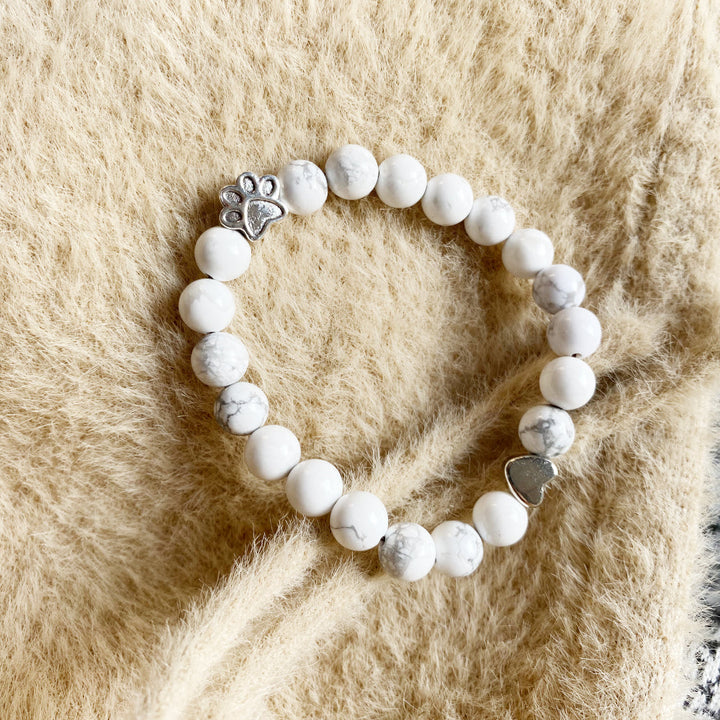 Emily & Isabella Brooks | Natural Gemstone Bracelet with Charm