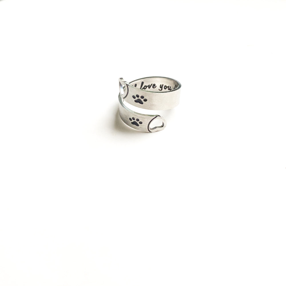 Emily & Isabella Brooks | Adjustable Twist Ring – Stainless Steel