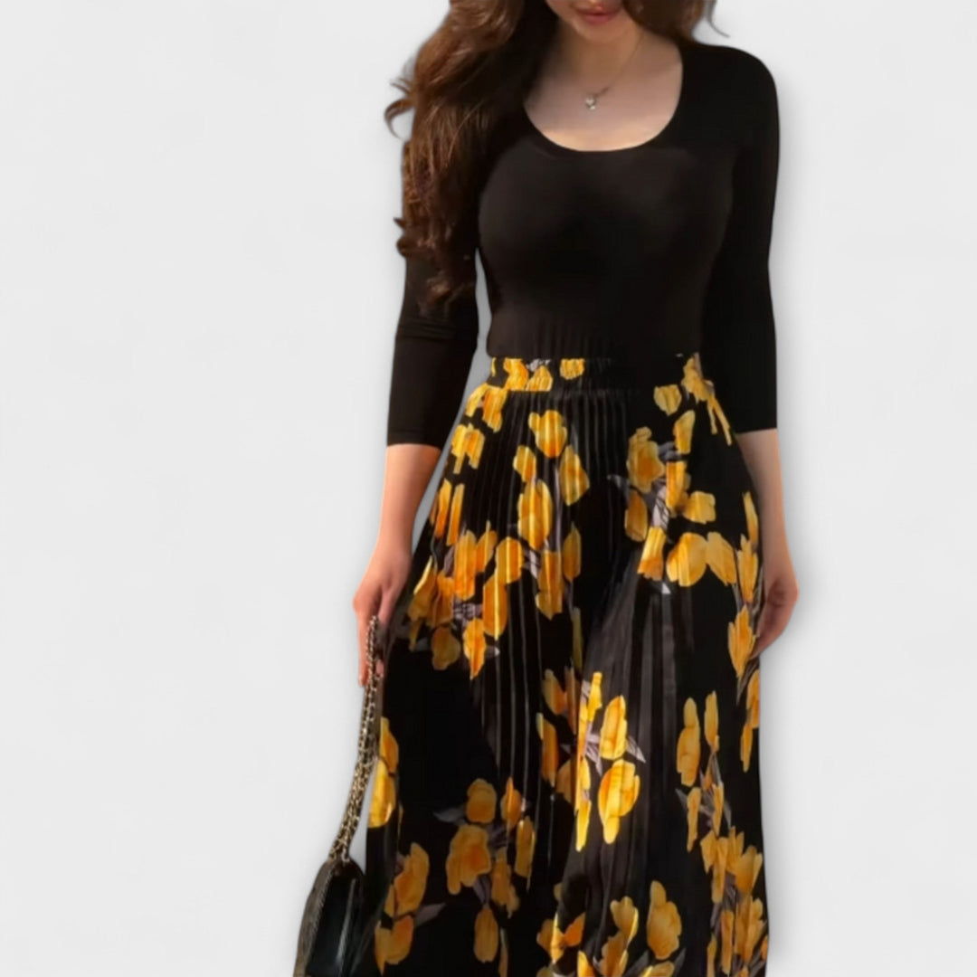 Emily & Isabella Brooks | Pleated Skirt and Top Ensemble