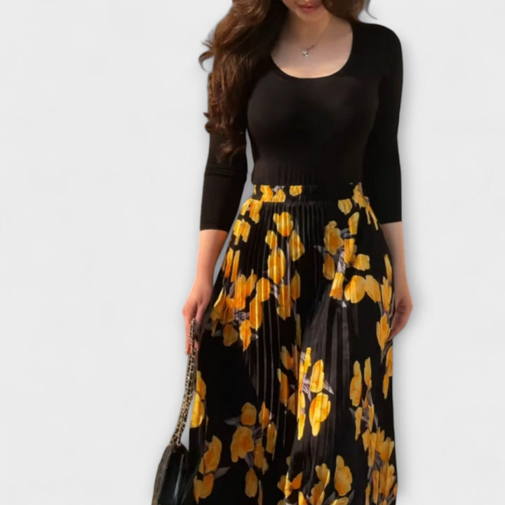 Emily & Isabella Brooks | Pleated Skirt and Top Ensemble
